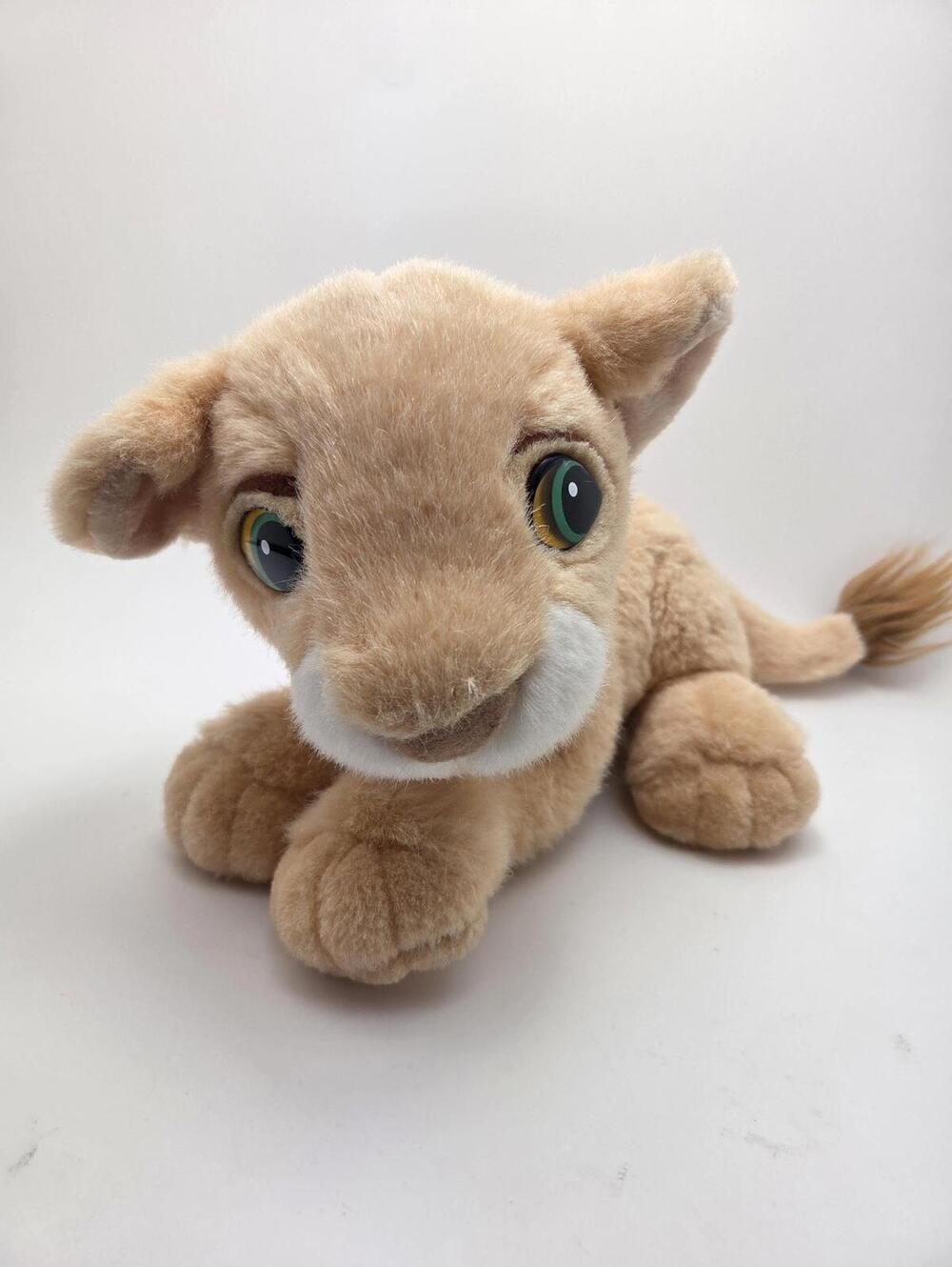 Laying Down Simba the Lion from Disney Lion King Vintage Plush (10 inch)